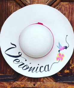 Sombrero de paja toquilla personalizado
